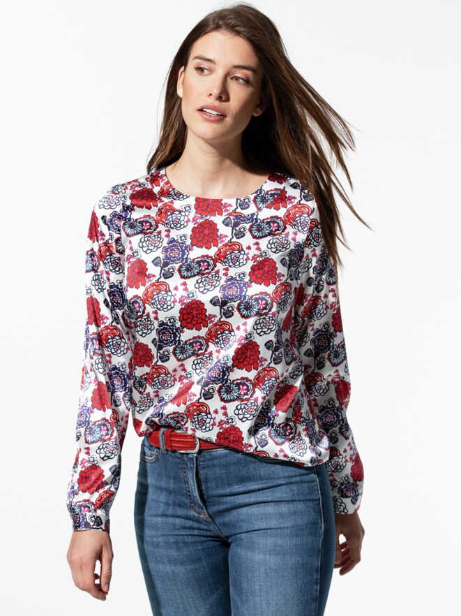 Seiden-Shirtbluse Edel-Basic Seiden-Shirtbluse Edel-Basic