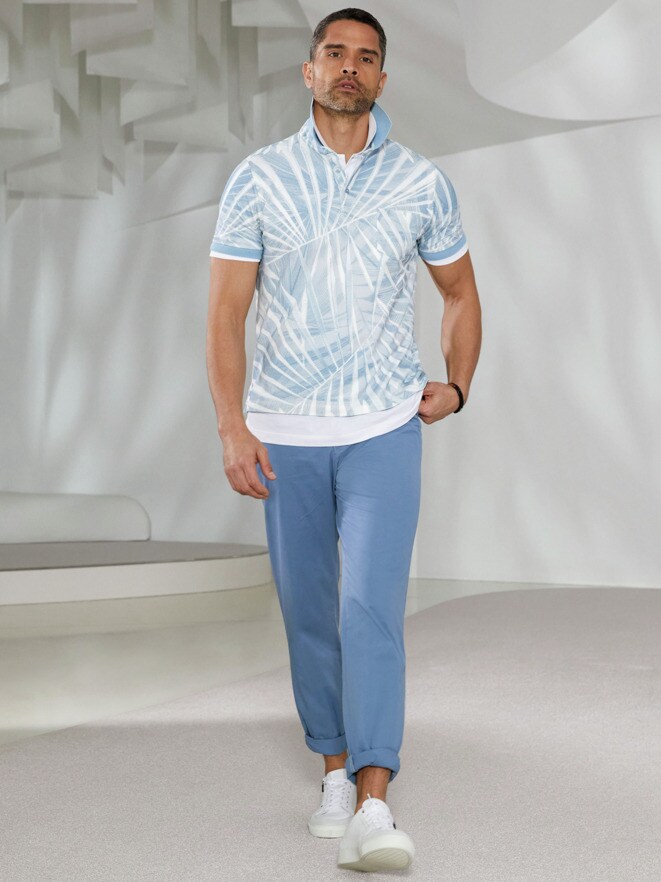 Outfit Künstlerdruck-Polo Outfit Künstlerdruck-Polo