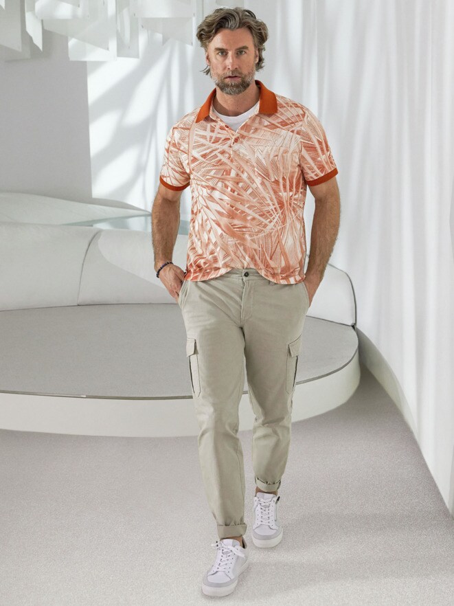 Outfit Künstlerdruck-Polo Outfit Künstlerdruck-Polo
