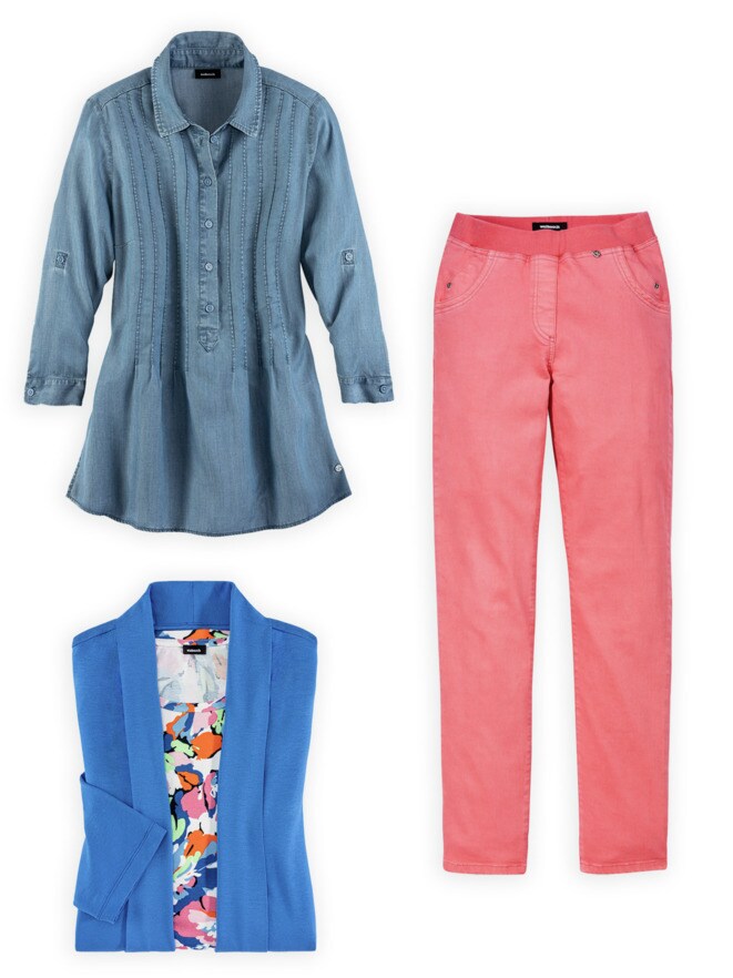 Outfit Twinset Blumenkunst Outfit Twinset Blumenkunst