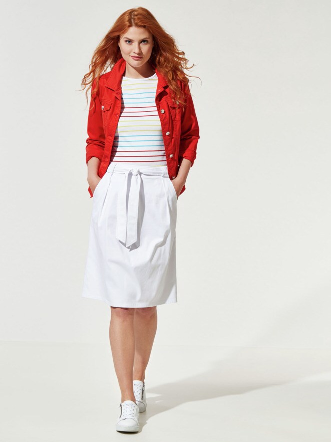 Outfit Powerstretch-Jeansjacke Outfit Powerstretch-Jeansjacke