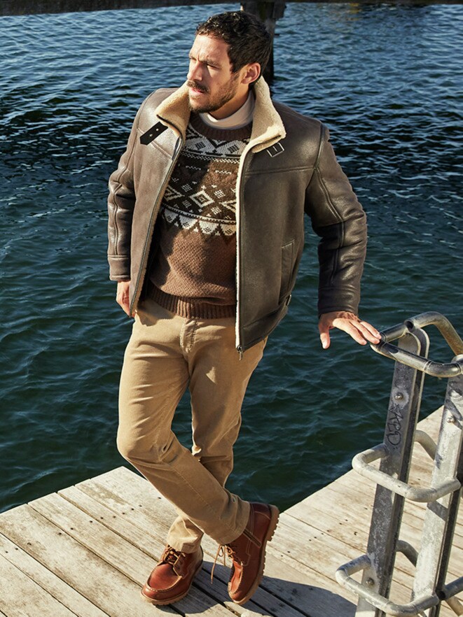 Outfit Lammfell Blouson Outfit Lammfell Blouson