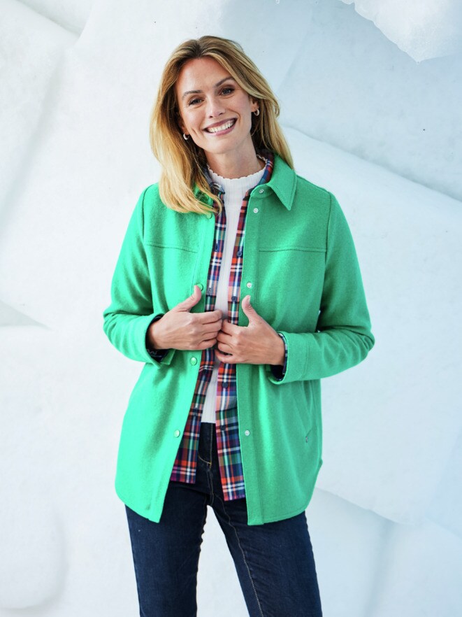 Outfit Kochwoll-Hemdjacke Outfit Kochwoll-Hemdjacke