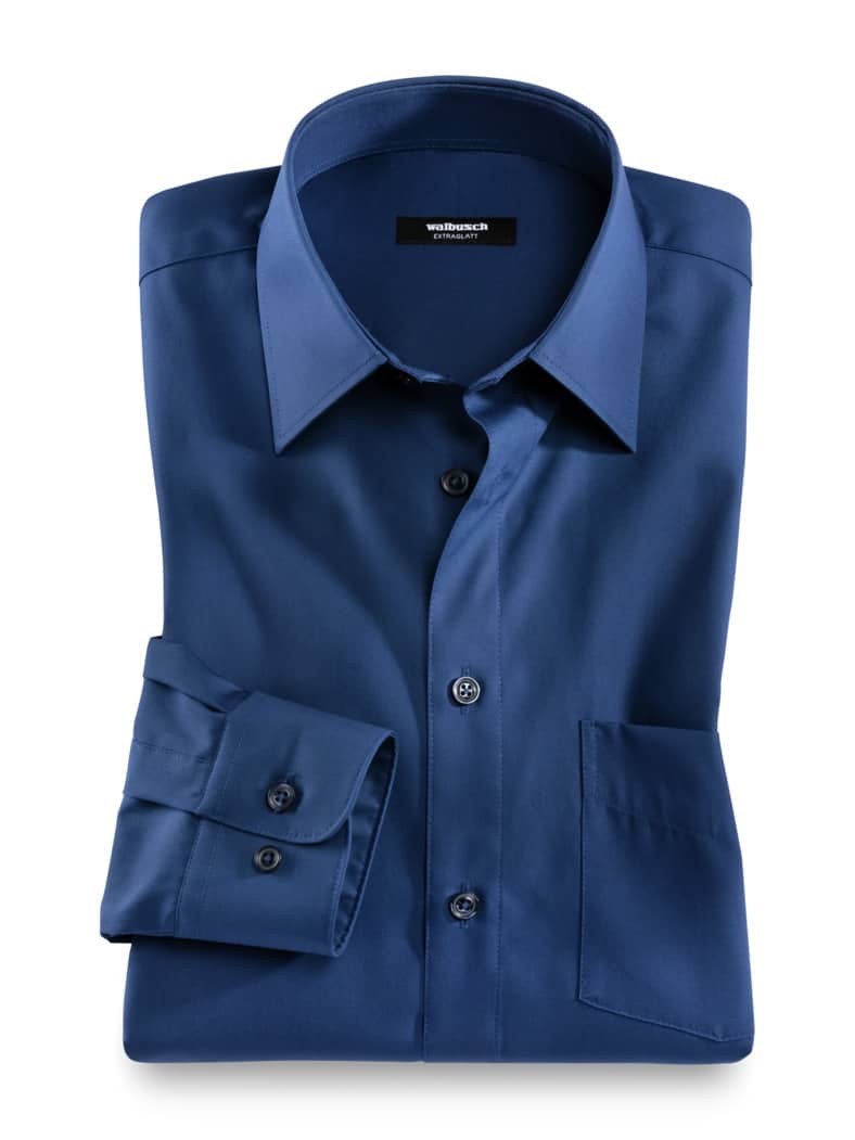 Extraglatt-Hemd Kent-Kragen Navy