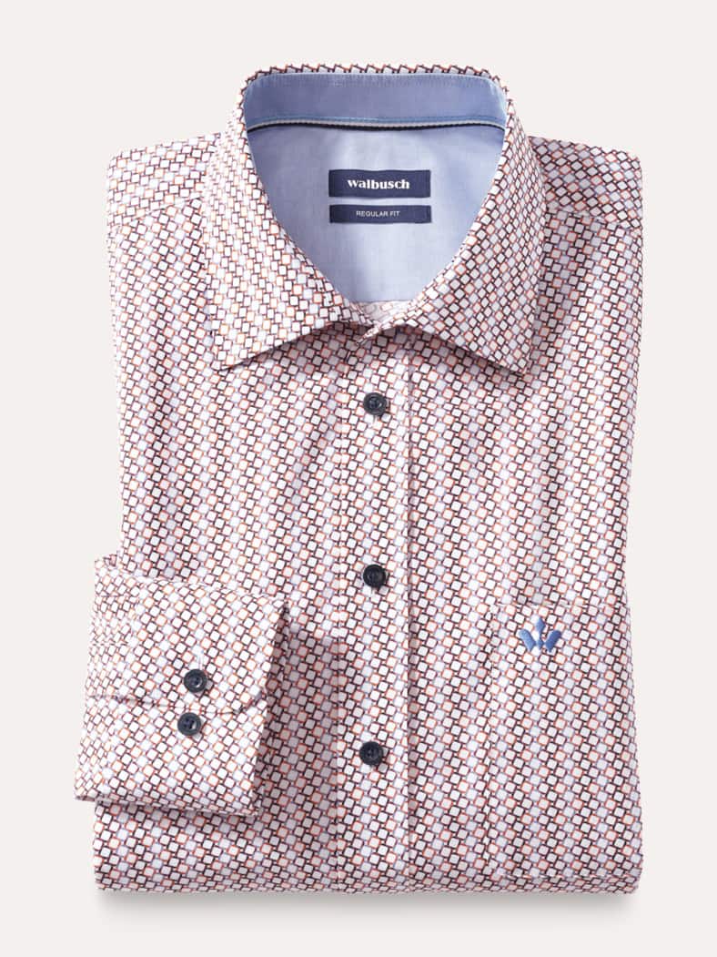 Extraglatt-Hemd Druck Terra