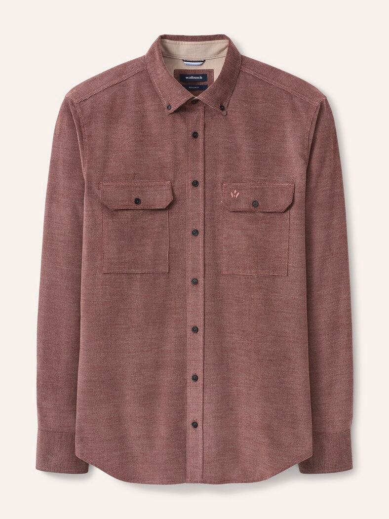 Soft-Cord Overshirt Rost