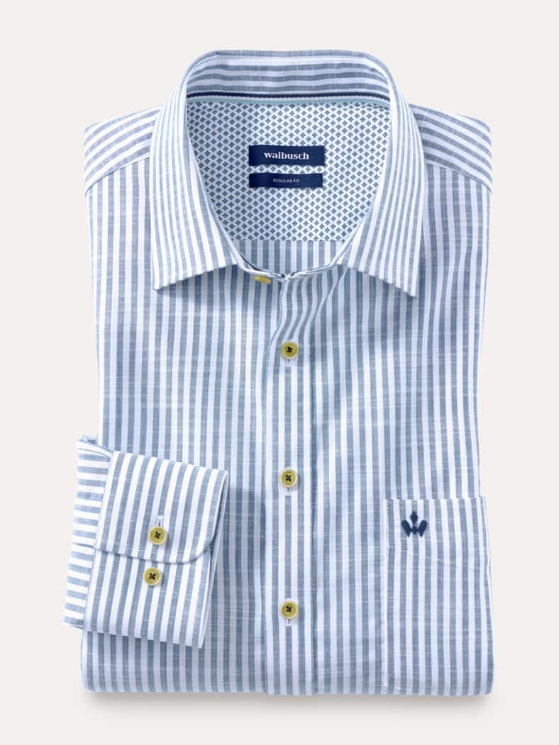 Soft-Tropical Hemd Streifen Marine