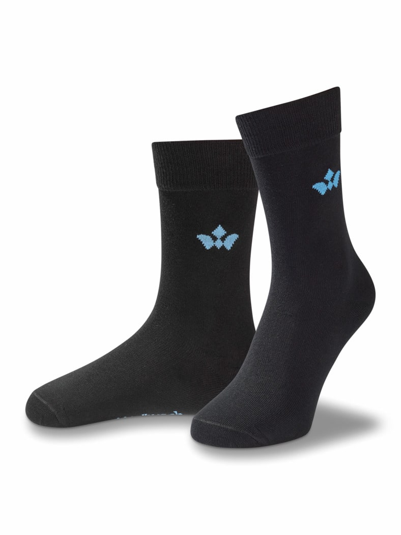 Baumwoll-Socke Everyday Schwarz
