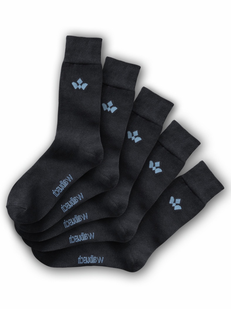 Baumwoll-Socke Everyday Schwarz