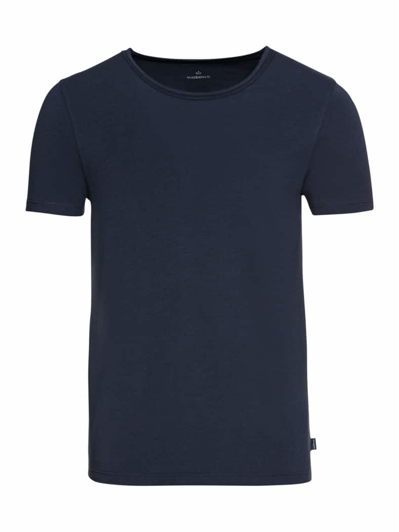Modal Rundhals-Shirt 2er Set Marine