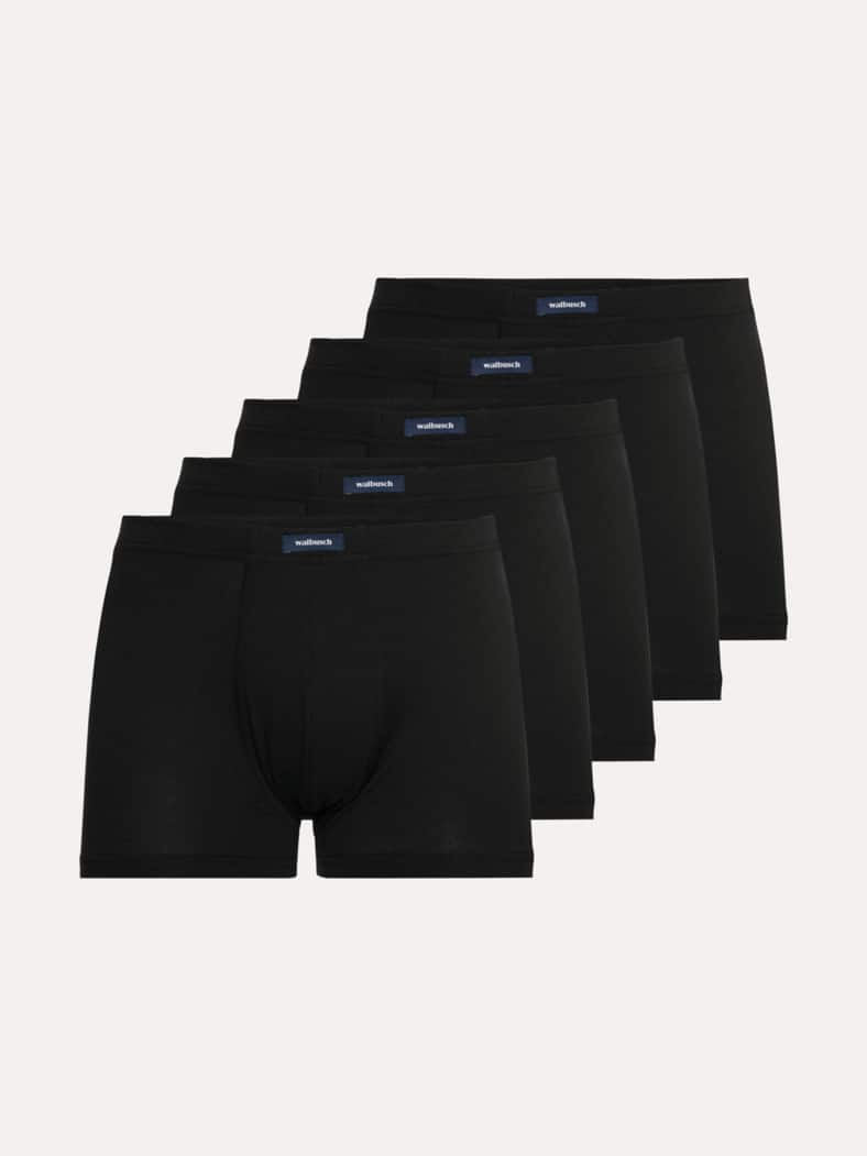 Baumwoll-Pants Everyday 5er Set Schwarz