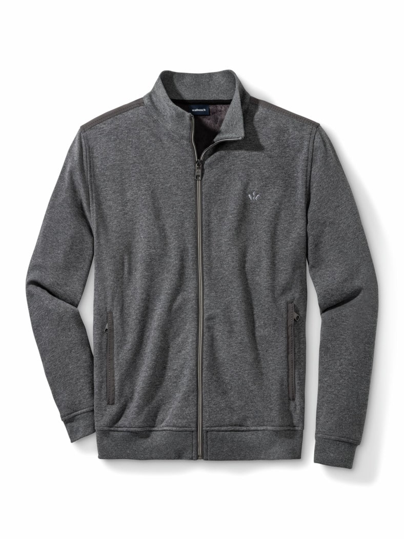 Freizeitjacke Thermo-Fleece Anthrazit