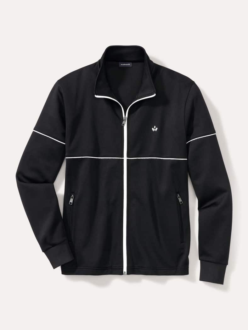 Extraglatt Freizeitjacke Schwarz