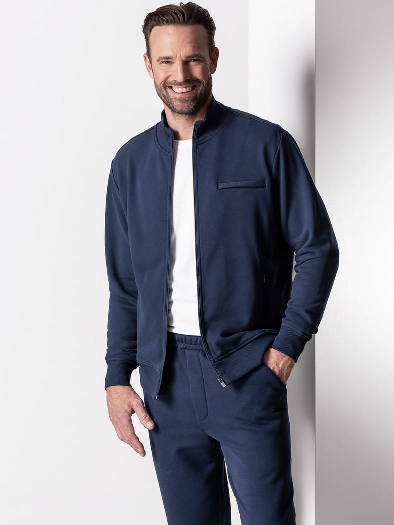 Wohlfühljacke Supersoft Blau