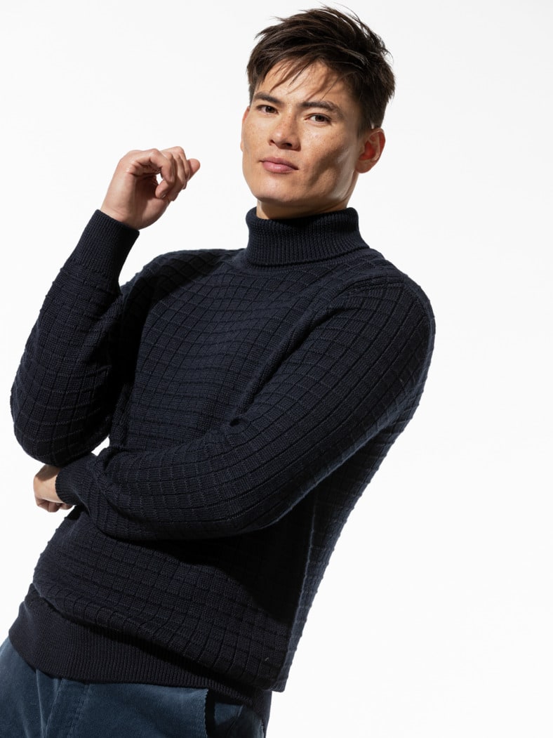 Struktur-Rolli Merino-Mix Marine