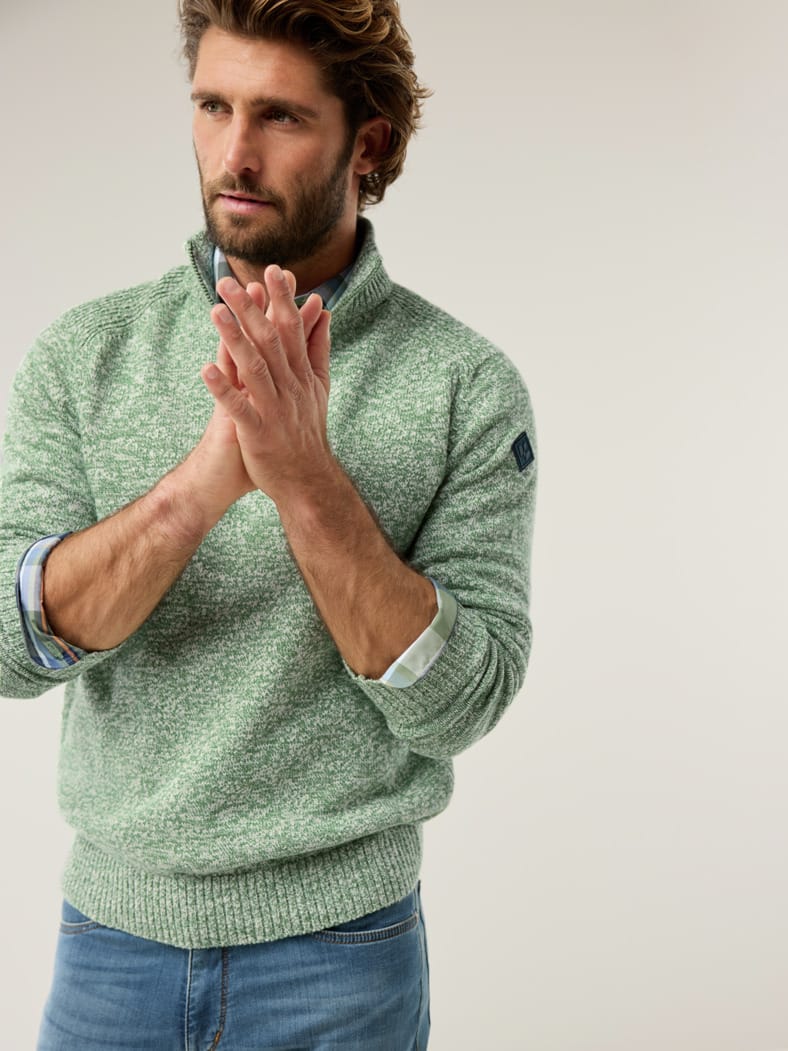 Flammgarn-Troyer Lindgrün