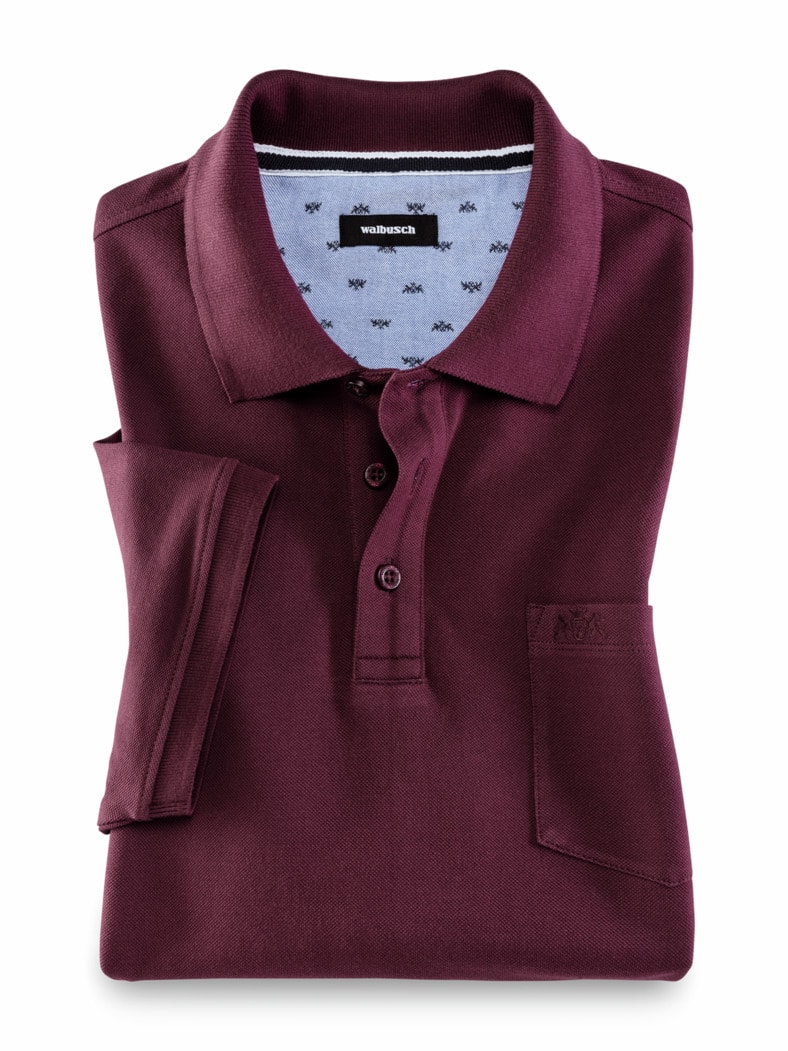 Pique-Polo Pima Cotton Burgund