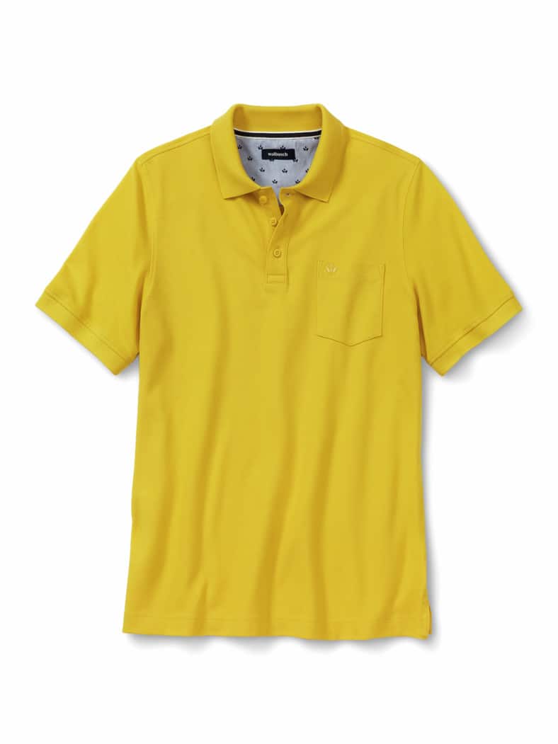 Pique-Polo Pima Cotton Gelb