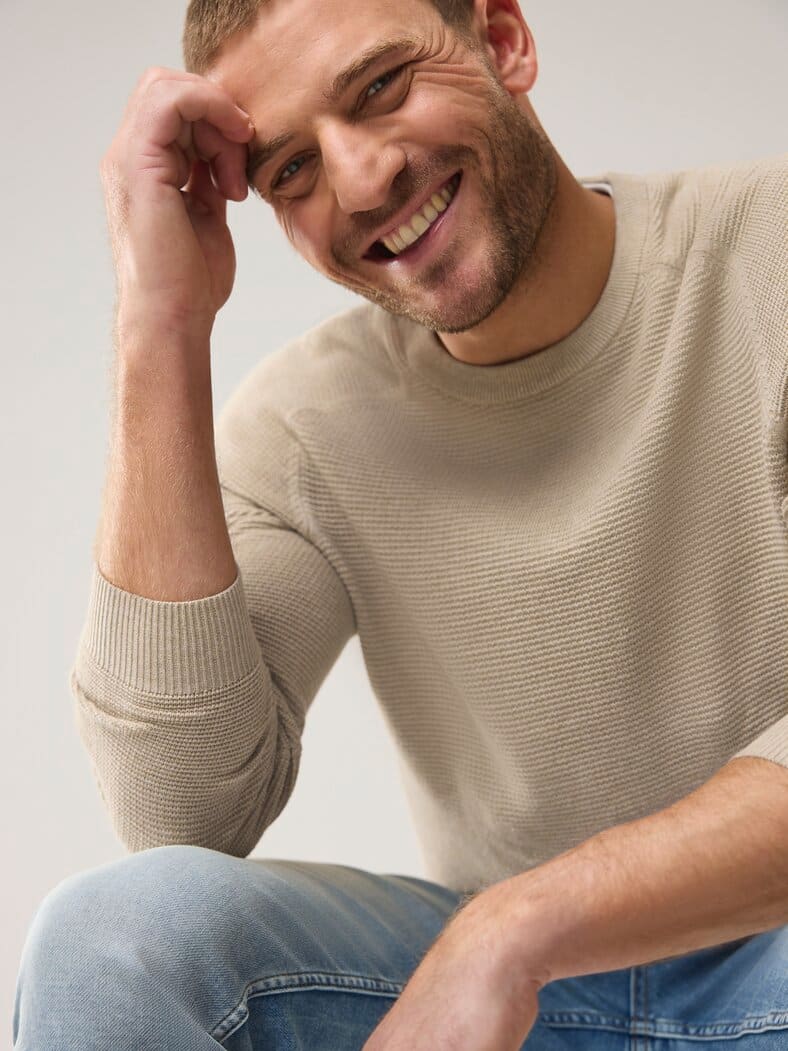 Ottoman Pullover Sand