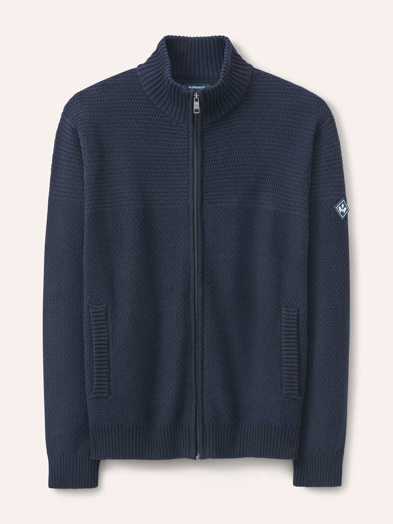 Strickjacke aus Baumwolle Marine