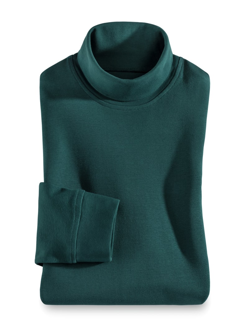 Rollkragen-Shirt Clubgrün