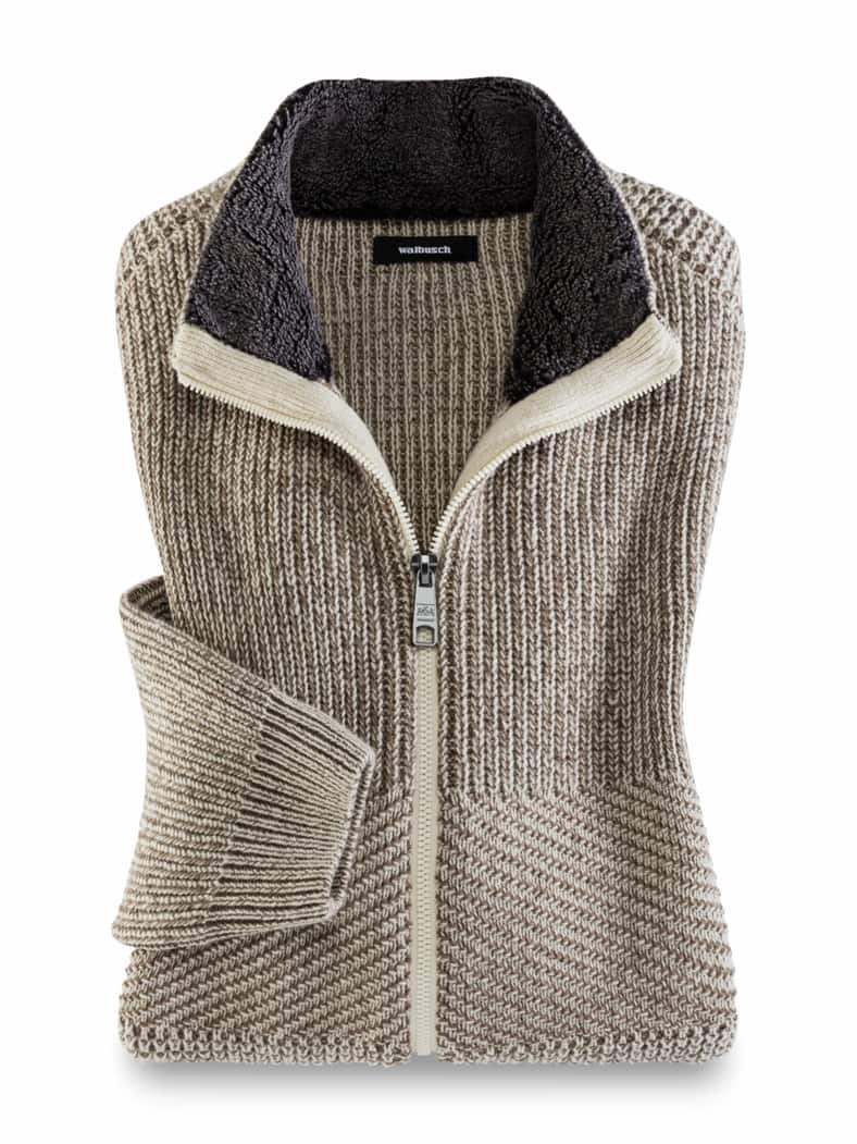 Thermo-Strukturmix-Jacke Natur