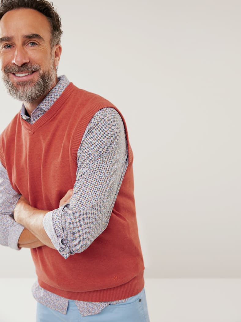 Pullunder Soft-Cotton Koralle