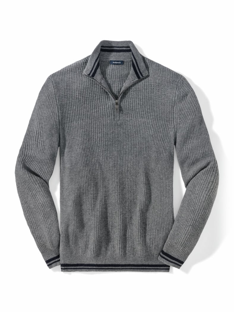 Wohlfühl-Troyer Grau Melange