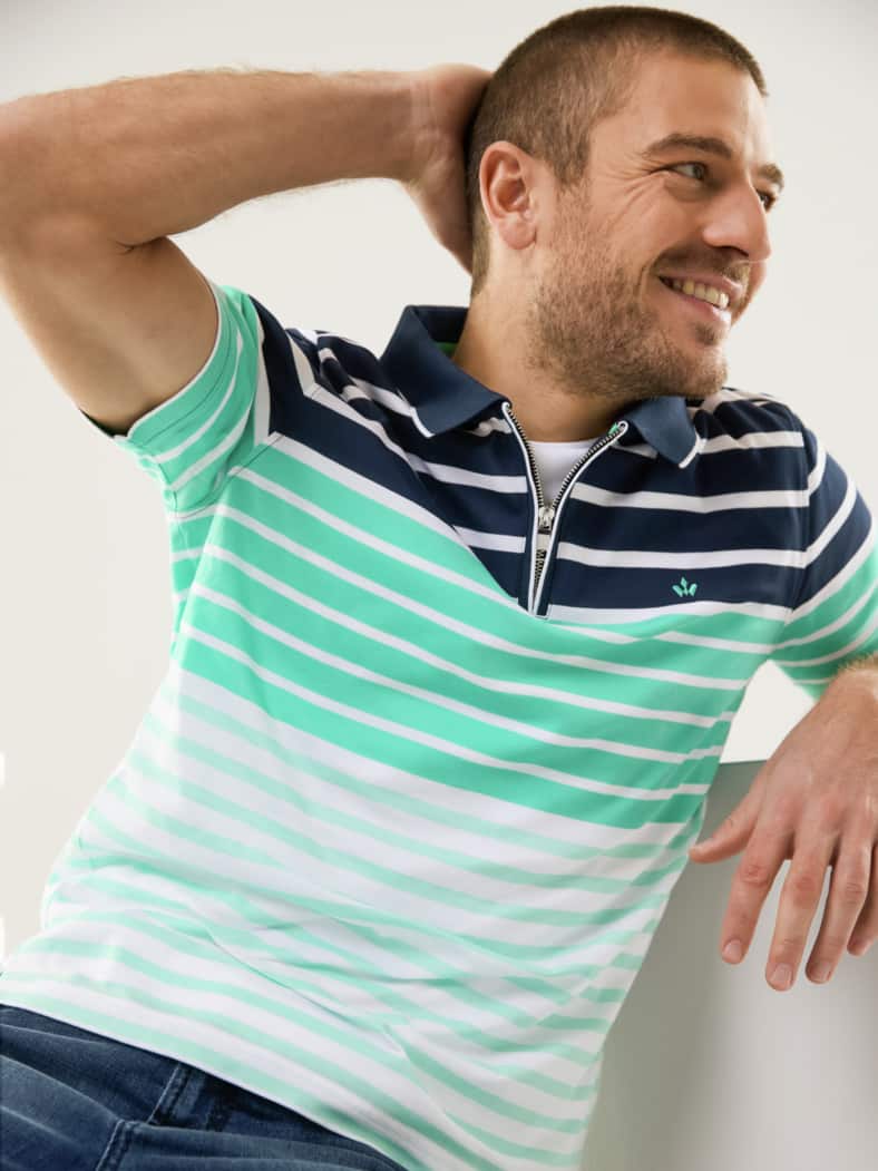 Club Polo Streifen Mint