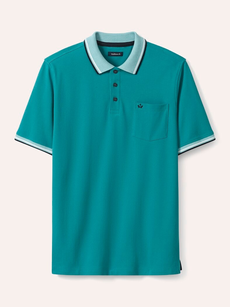 Pique-Polo Hitzefrei Uni Aqua