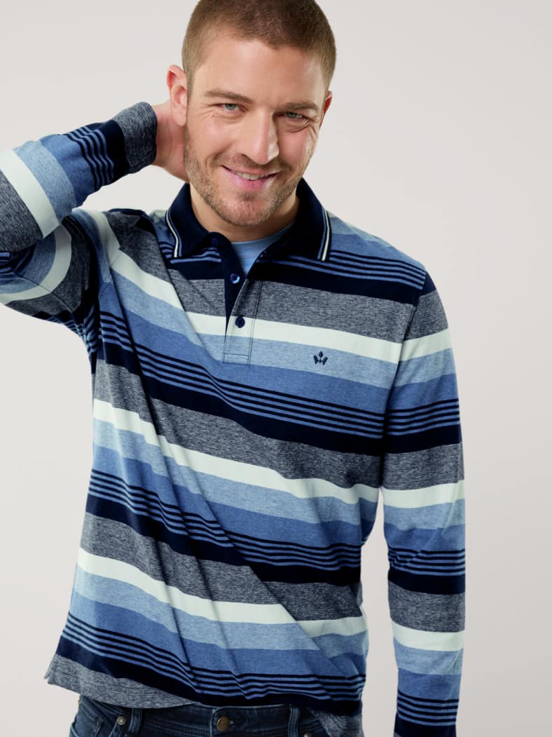 Thermopolo Supersoft Streifen Blau