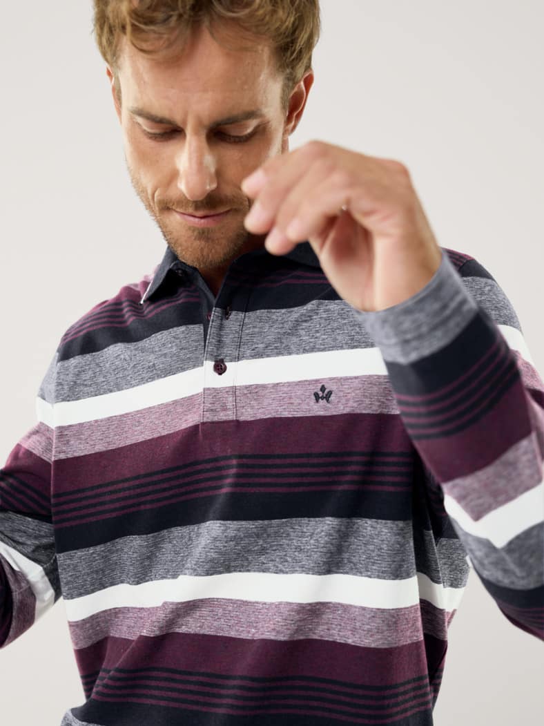 Thermopolo Supersoft Streifen Purple