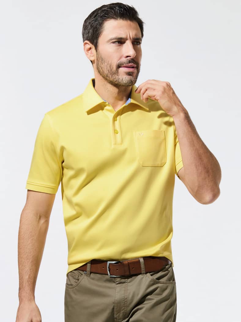 Walbusch-Kragen Polo Vanille