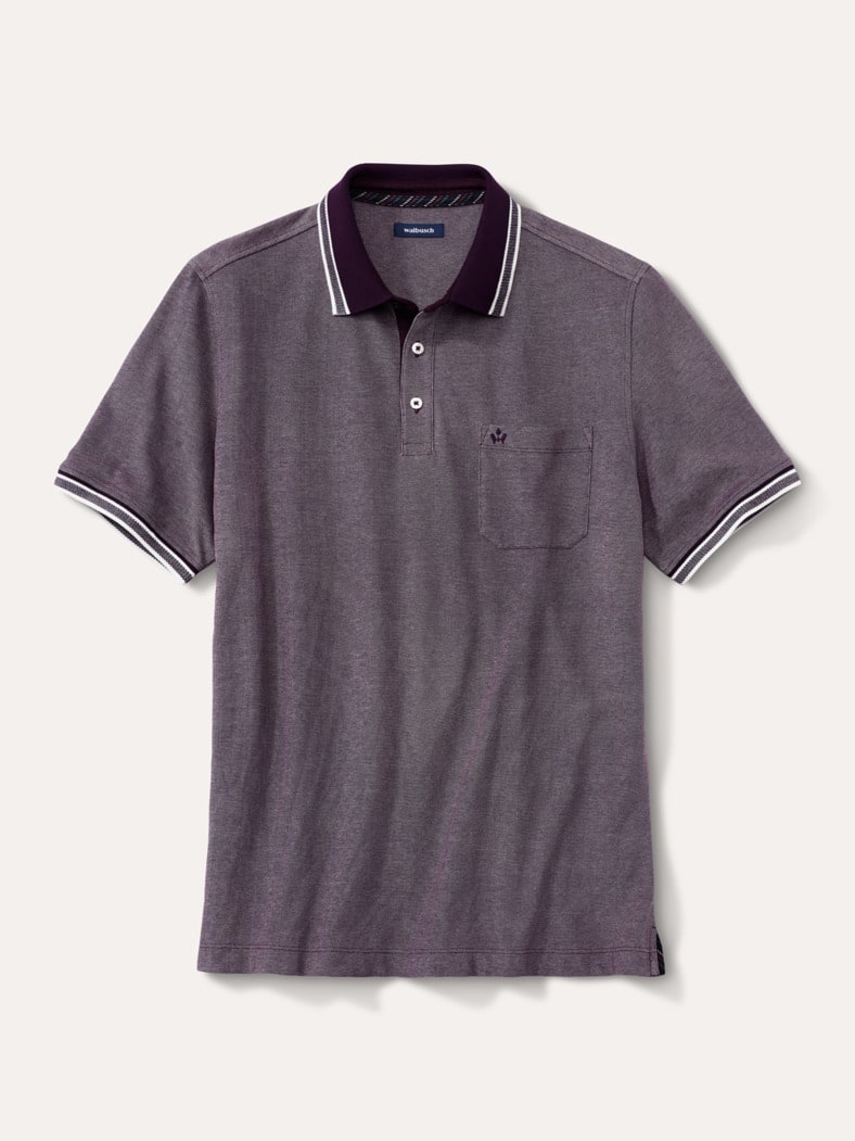 Extraglatt-Polo Bicolor Purple