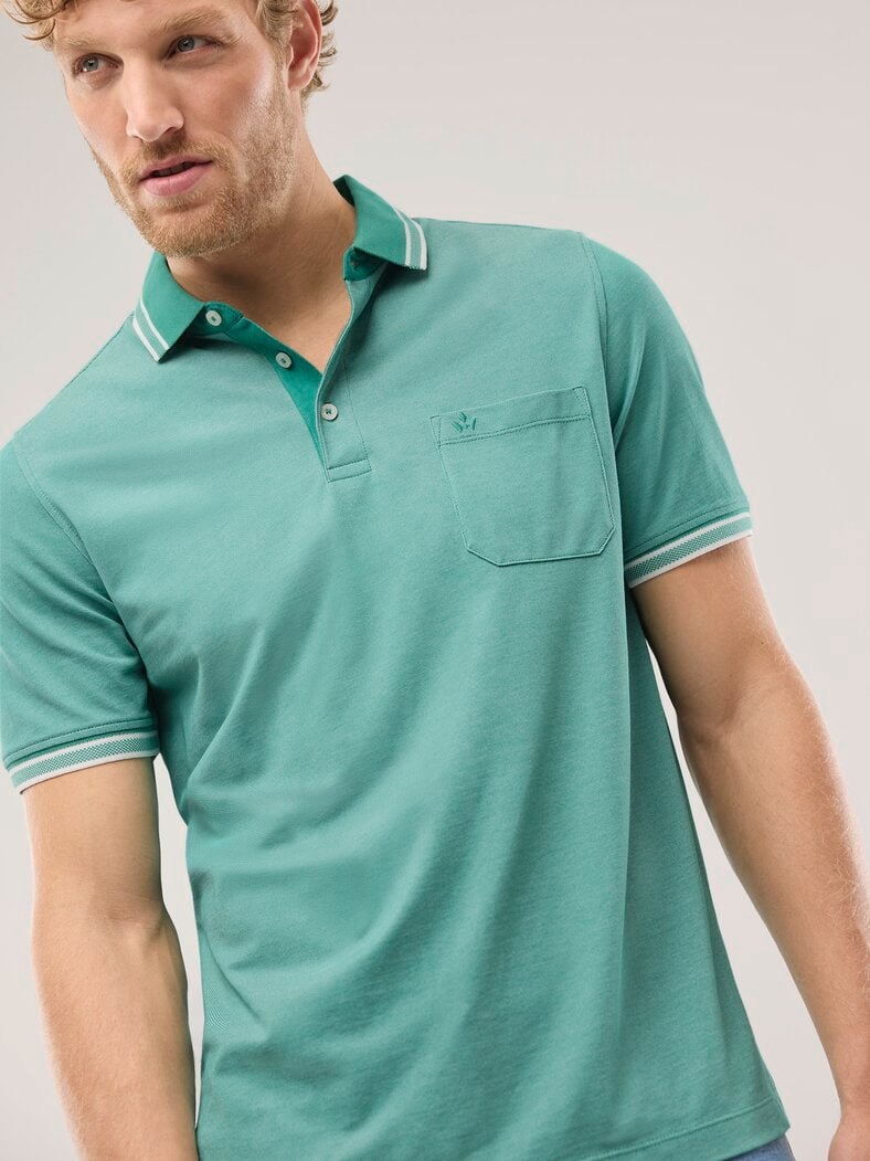Extraglatt-Polo Bicolor Mint