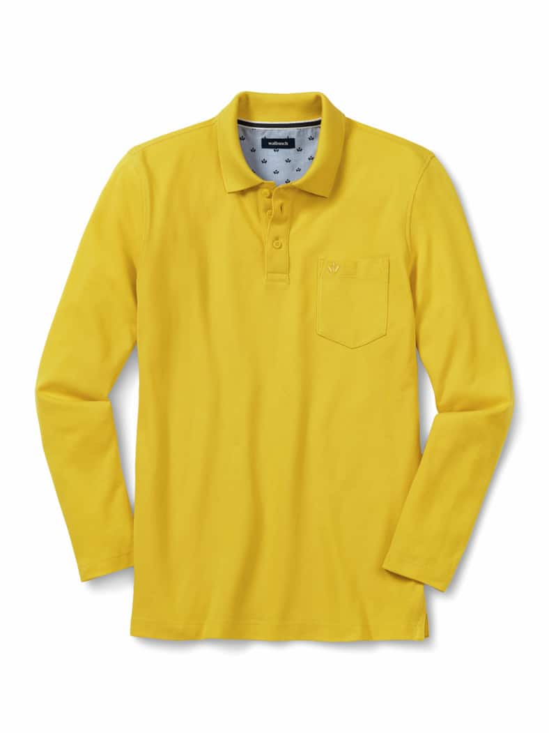 Pique-Polo Pima Cotton Gelb