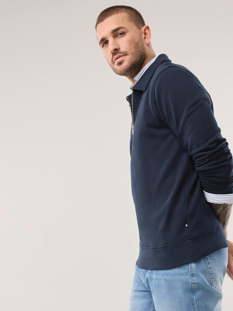 Polo Sweat Marine