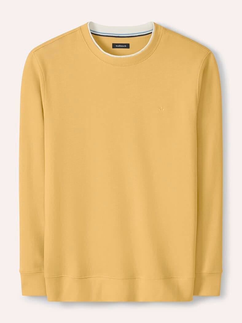 Leicht-Sweatshirt Akaziengelb