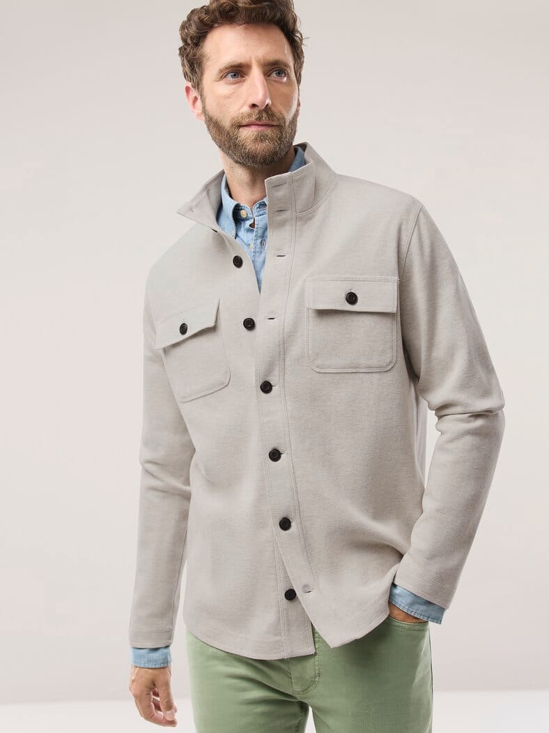 Sweatjacke Natur Melange