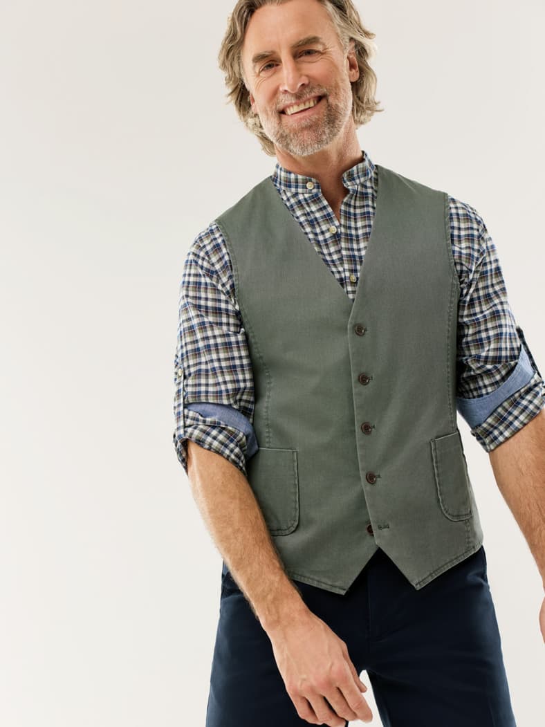 Stretch Weste Everyday Salbei