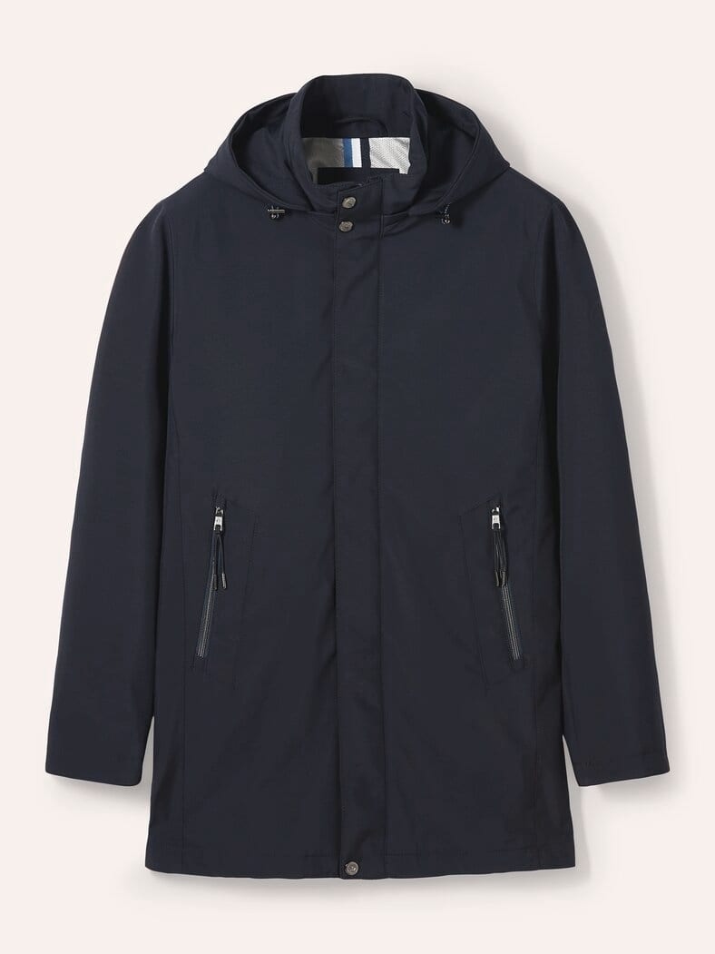 Microfaser Langjacke Marine