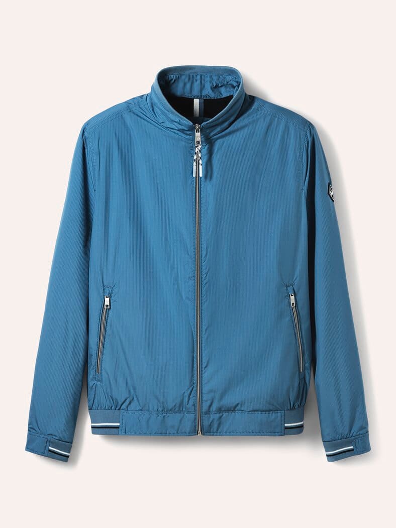 Microfaser Leichtblouson Mittelblau