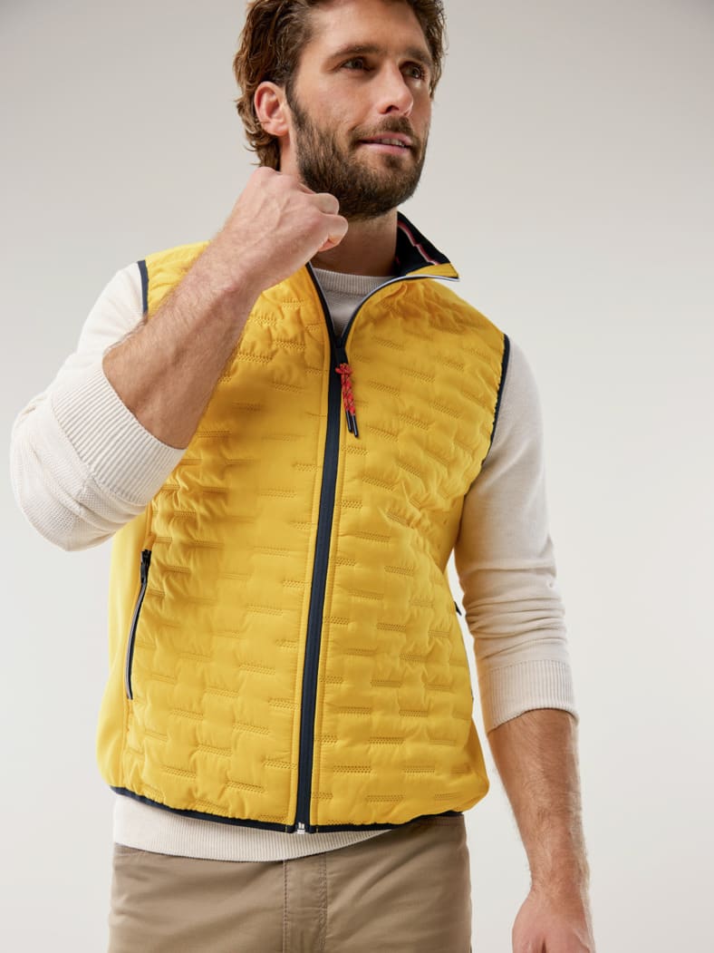 Komfortweste Klimaleicht Hellgelb