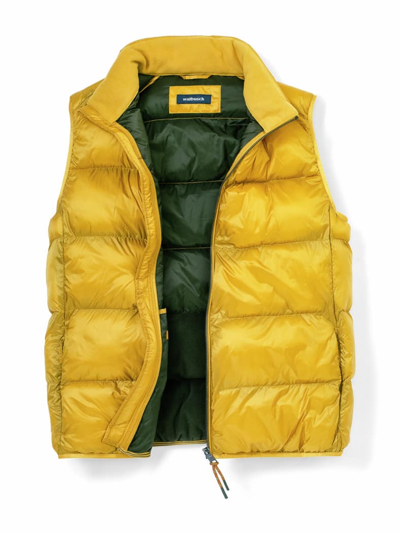 Thermozonen Weste Ultraleicht Safran