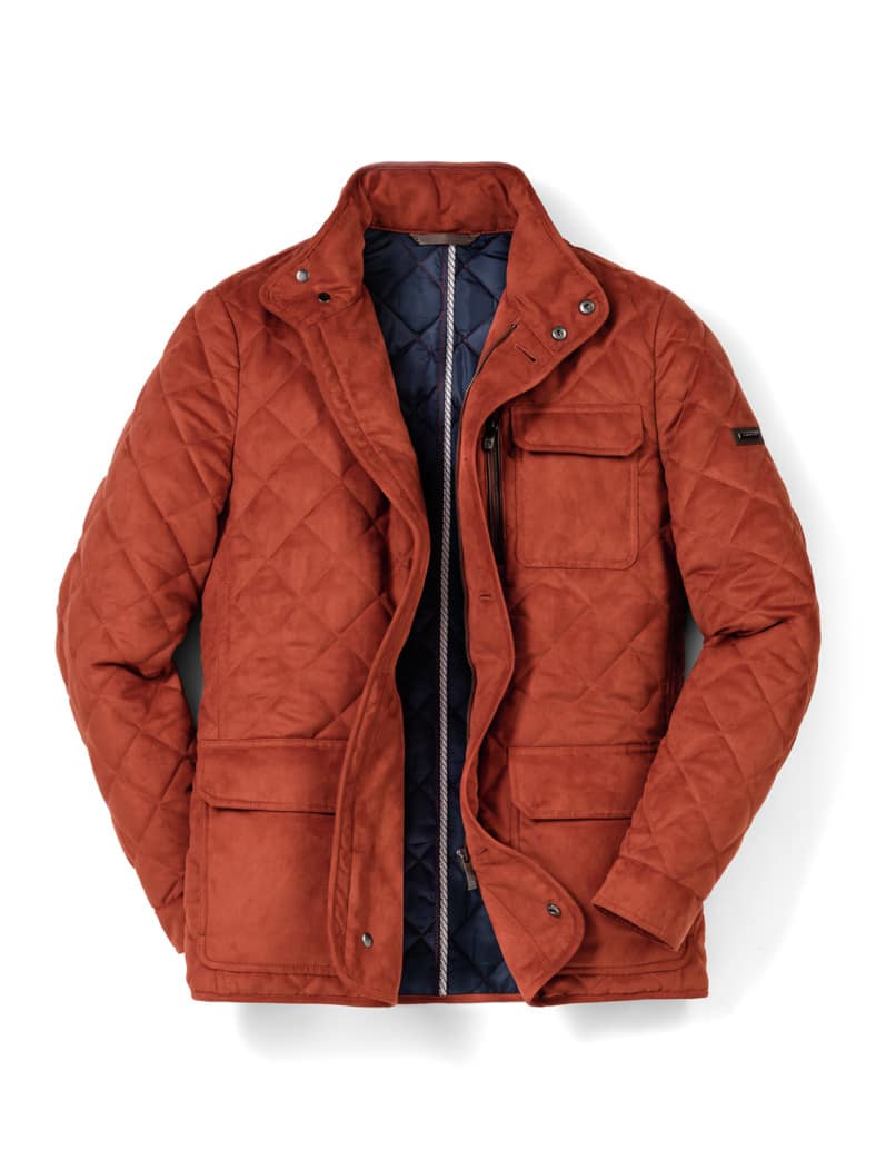 Ultraskin Leichtstepp Jacke Zimt