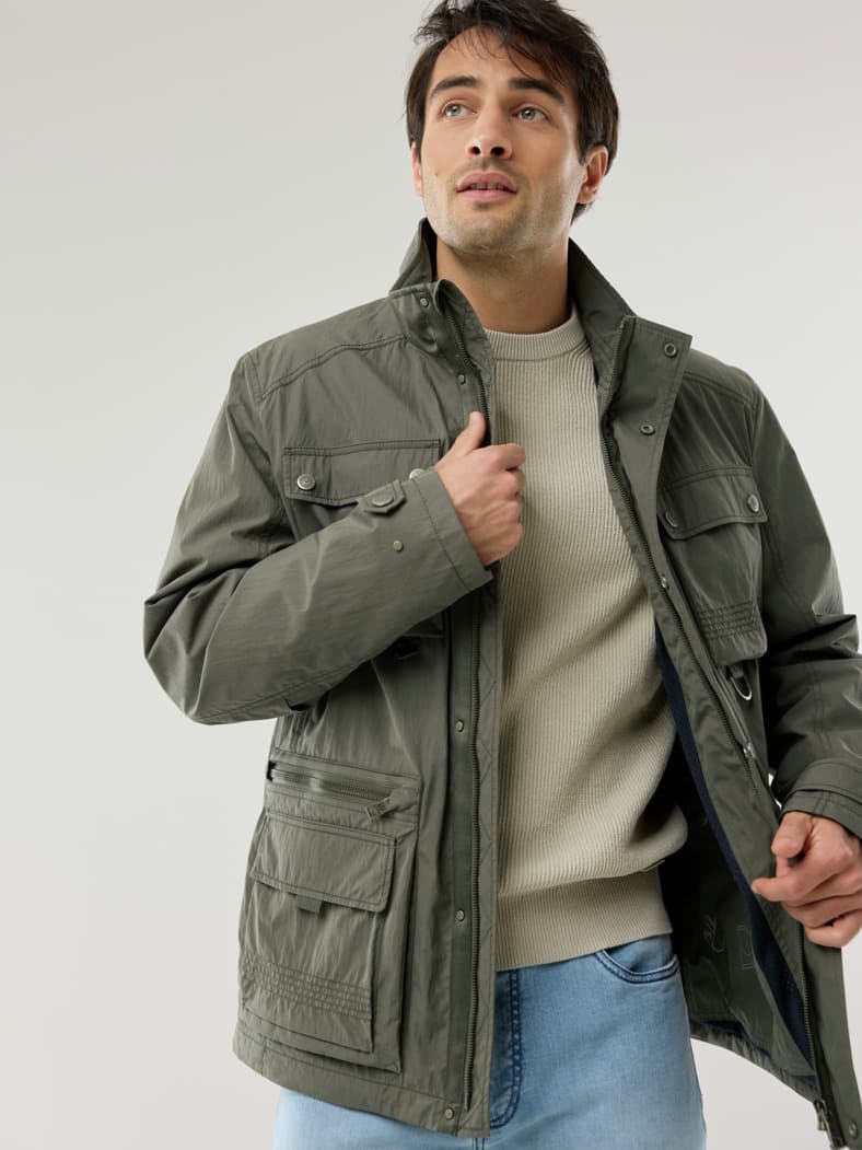 Aquastop Traveller Jacke Oliv