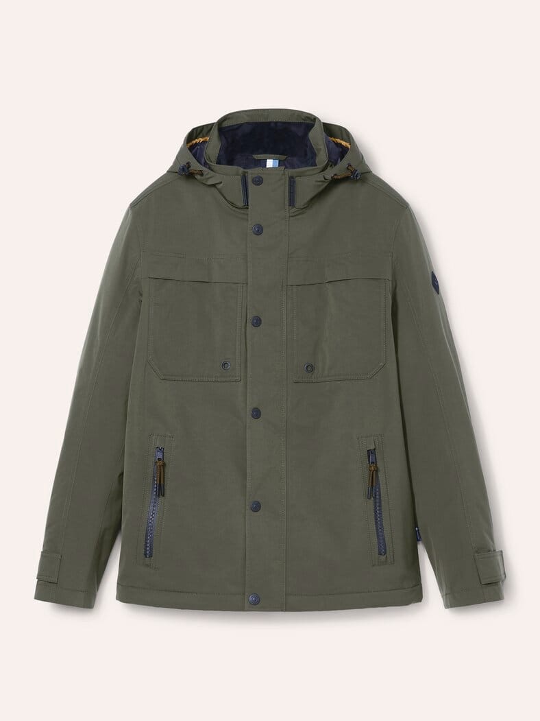 Wasserdichte Funktionsjacke Oliv