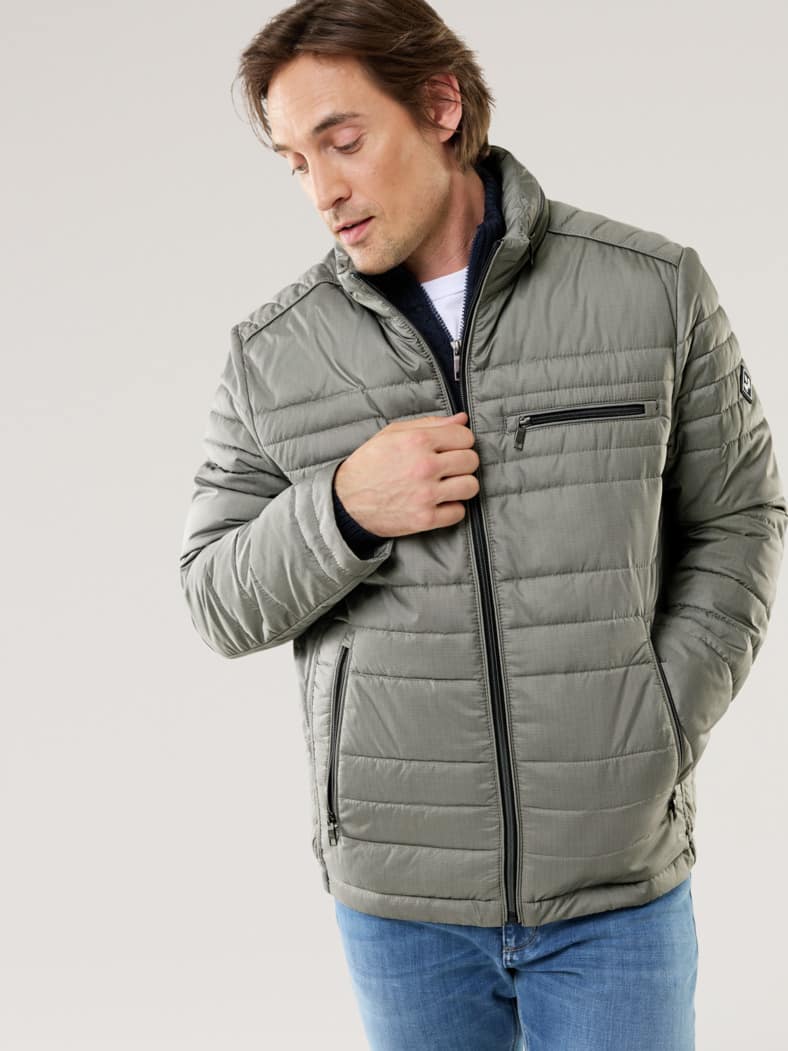 Microfaser Leichtjacke 2.0 Stein