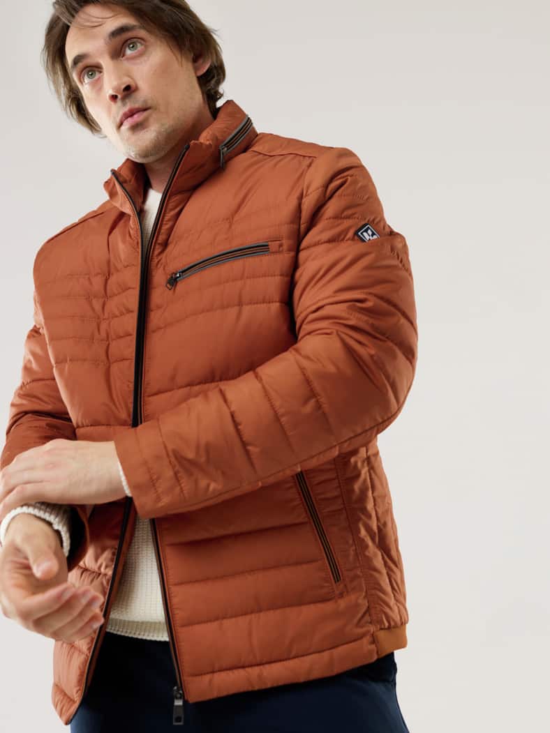Microfaser Leichtjacke 2.0 Rotorange