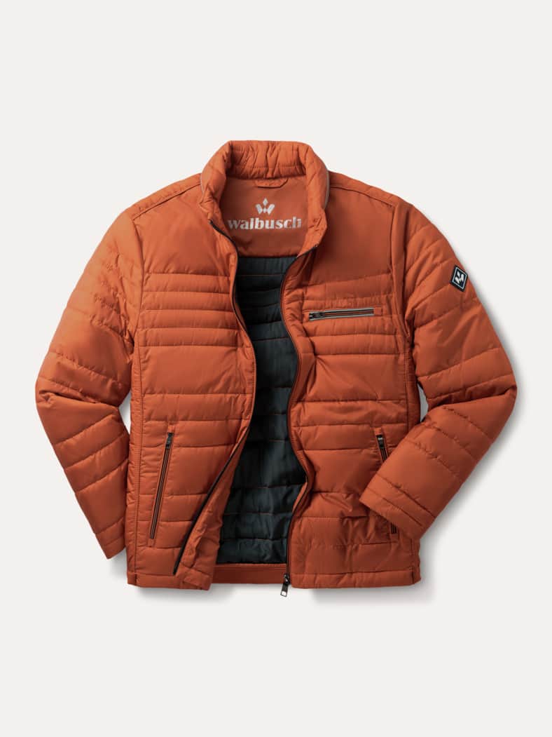 Microfaser Leichtjacke 2.0 Rotorange